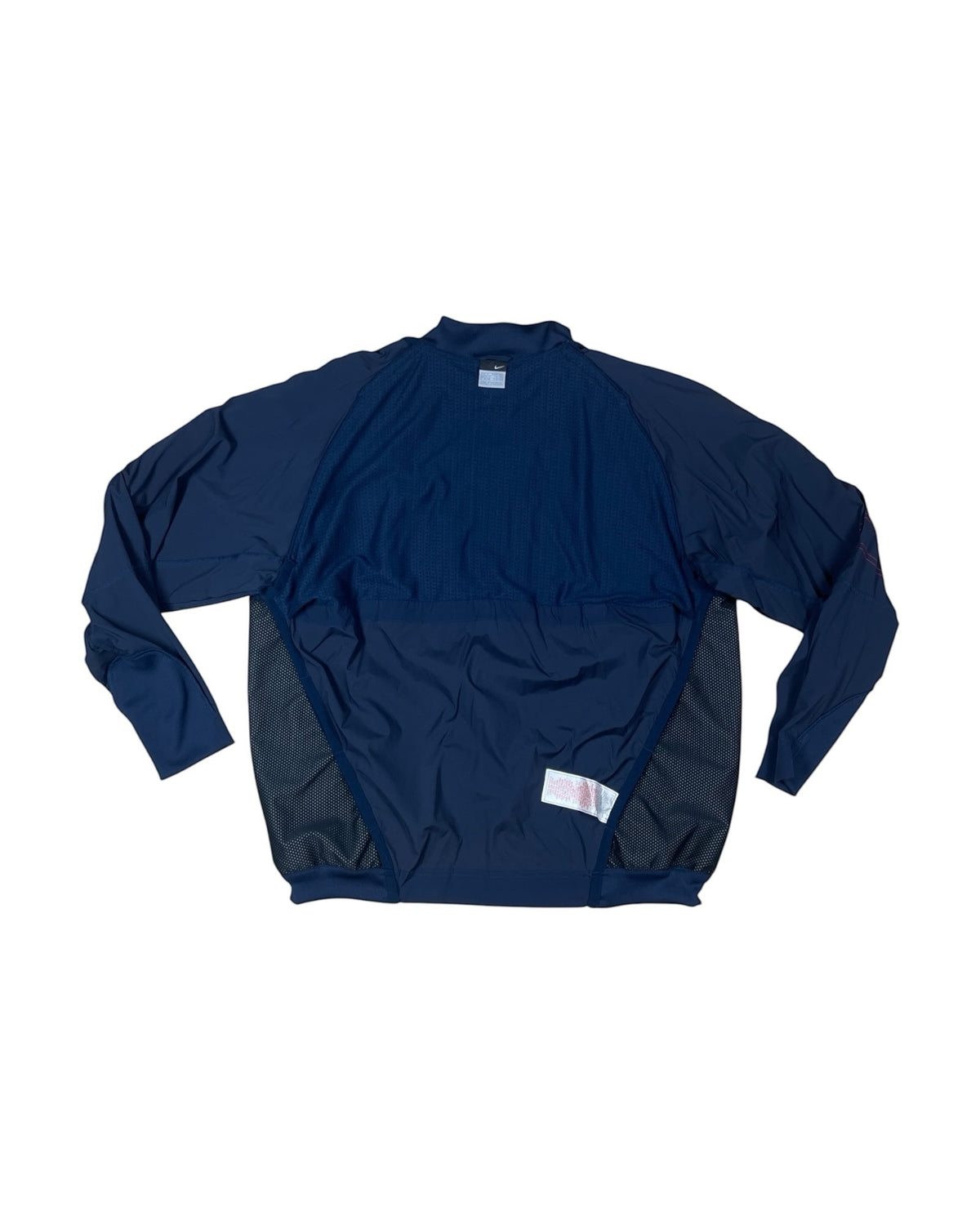 Y2K Arsenal London AFC Nike Total 90 2004 - 2006 Drill Training Top Techwear Technical Pullover Sweatshirt Blue The Gunners