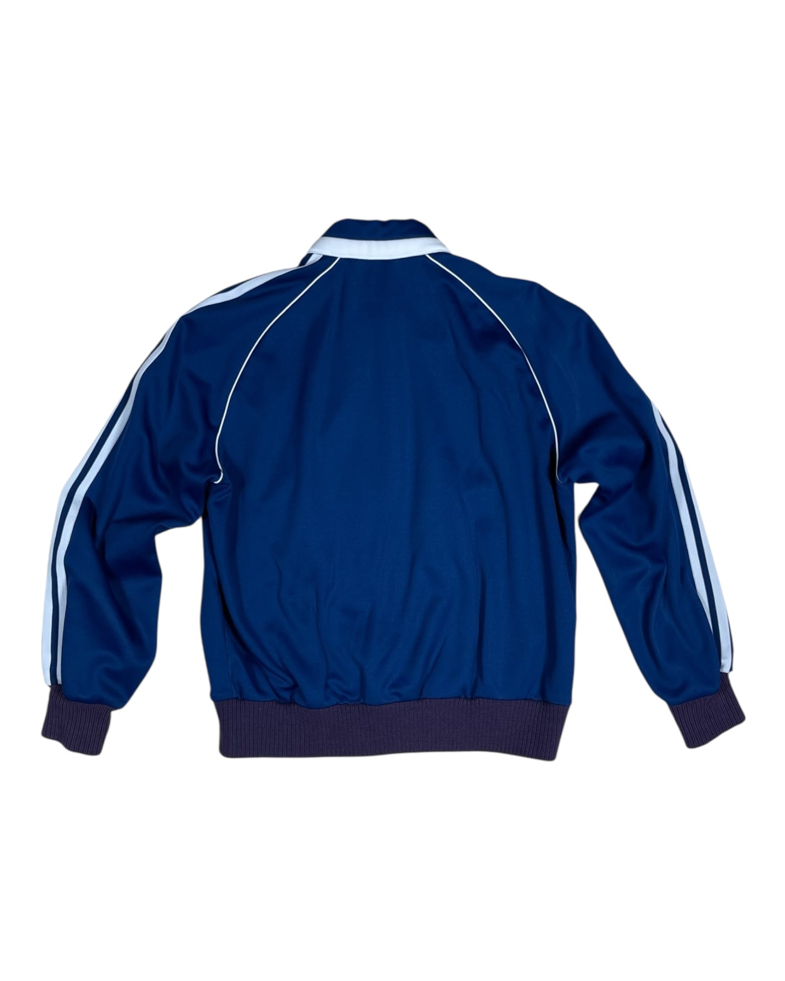 Rare True Grail 70's Adidas Ein Schwann Erzeugnis Purple Blue Made in West Germany Opti Zipper