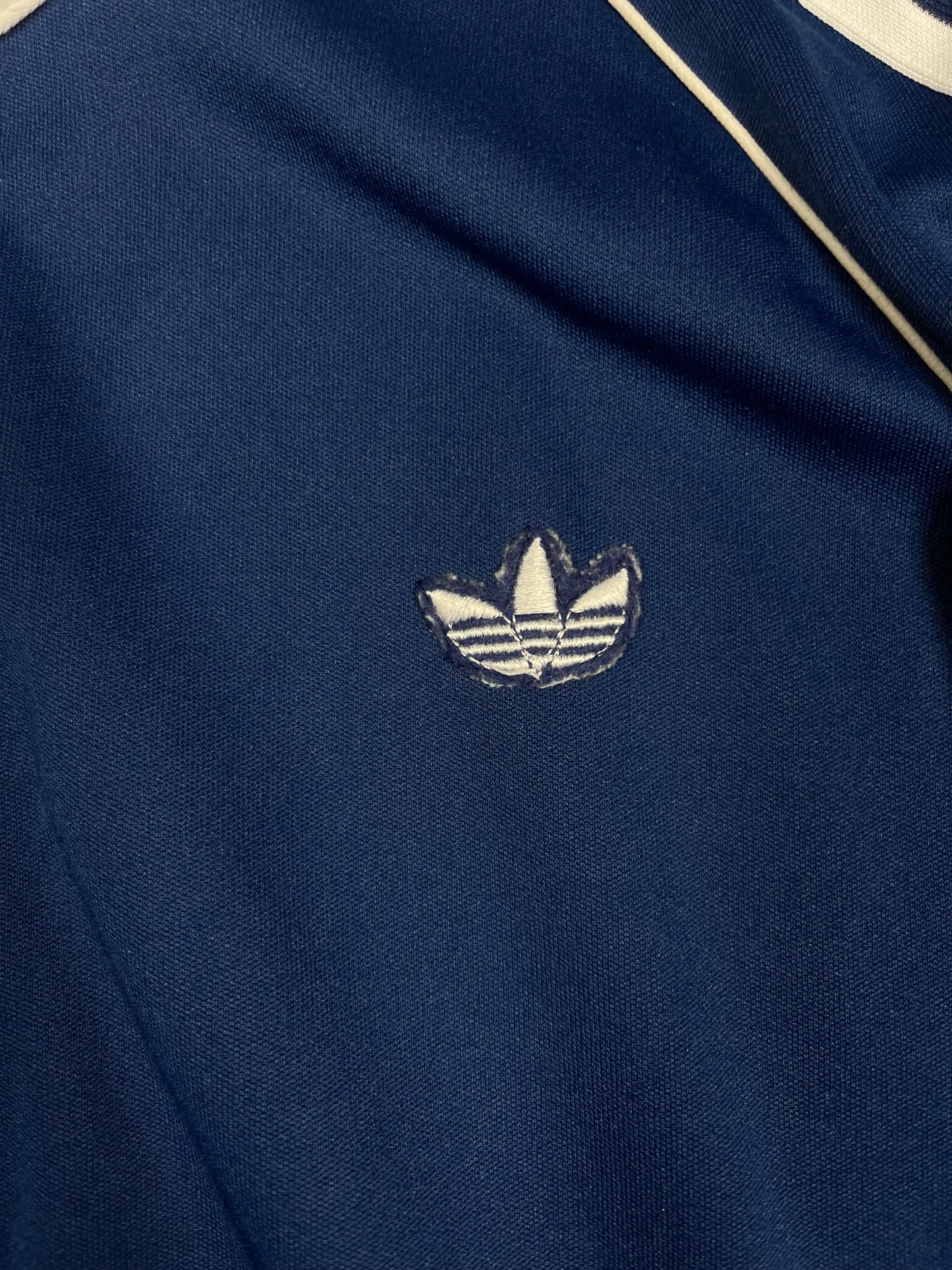 Rare True Grail 70's Adidas Ein Schwann Erzeugnis Purple Blue Made in West Germany Opti Zipper