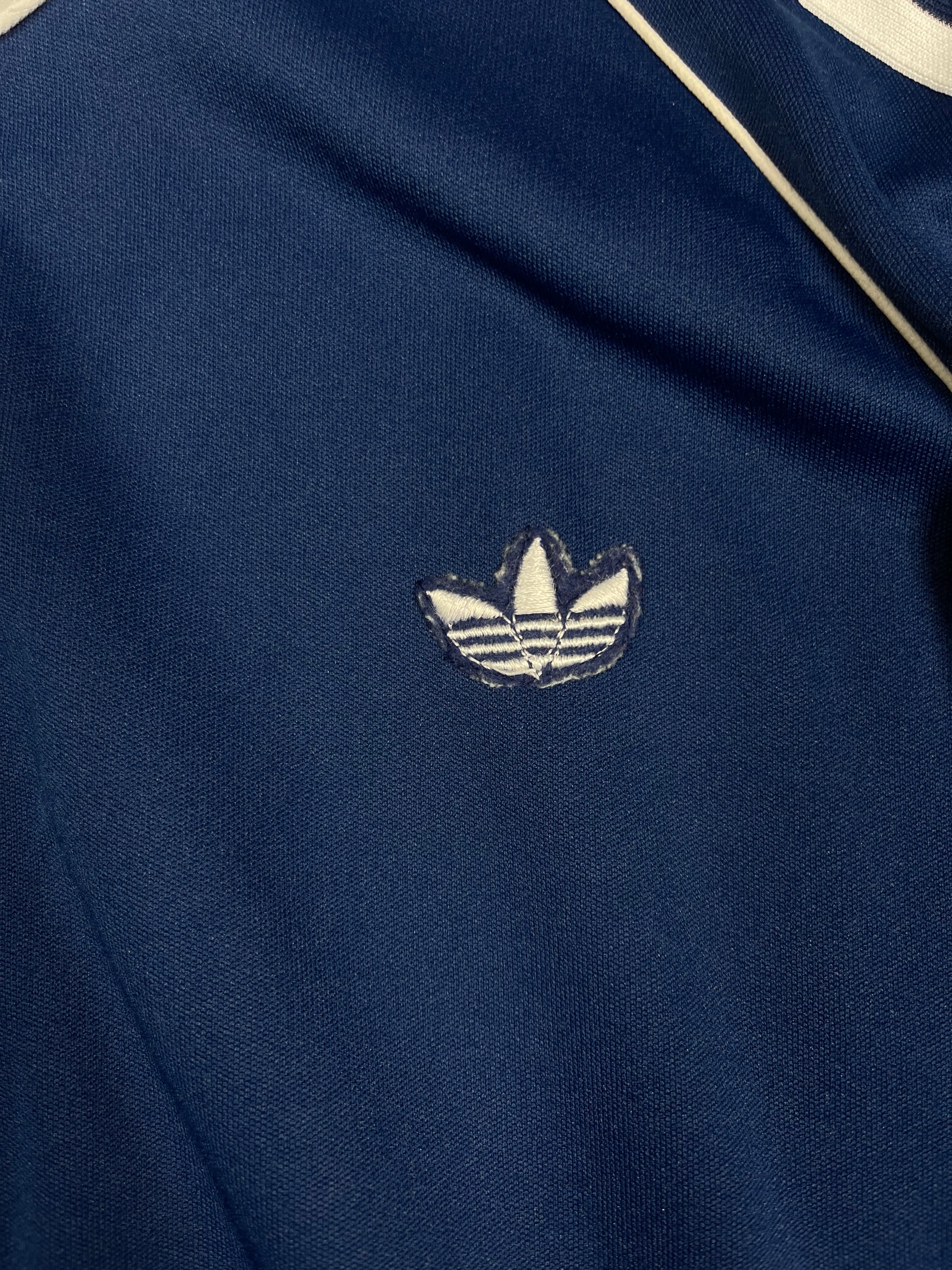 Rare True Grail 70's Adidas Ein Schwann Erzeugnis Purple Blue Made in West Germany Opti Zipper