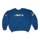 Rare Vintage 90's Italy Italia Nike Premier 1996 1997 1998 Sweatshirt Crew Neck Embroidered Size XL Blue Federazione Italiana Giuoco Calcio