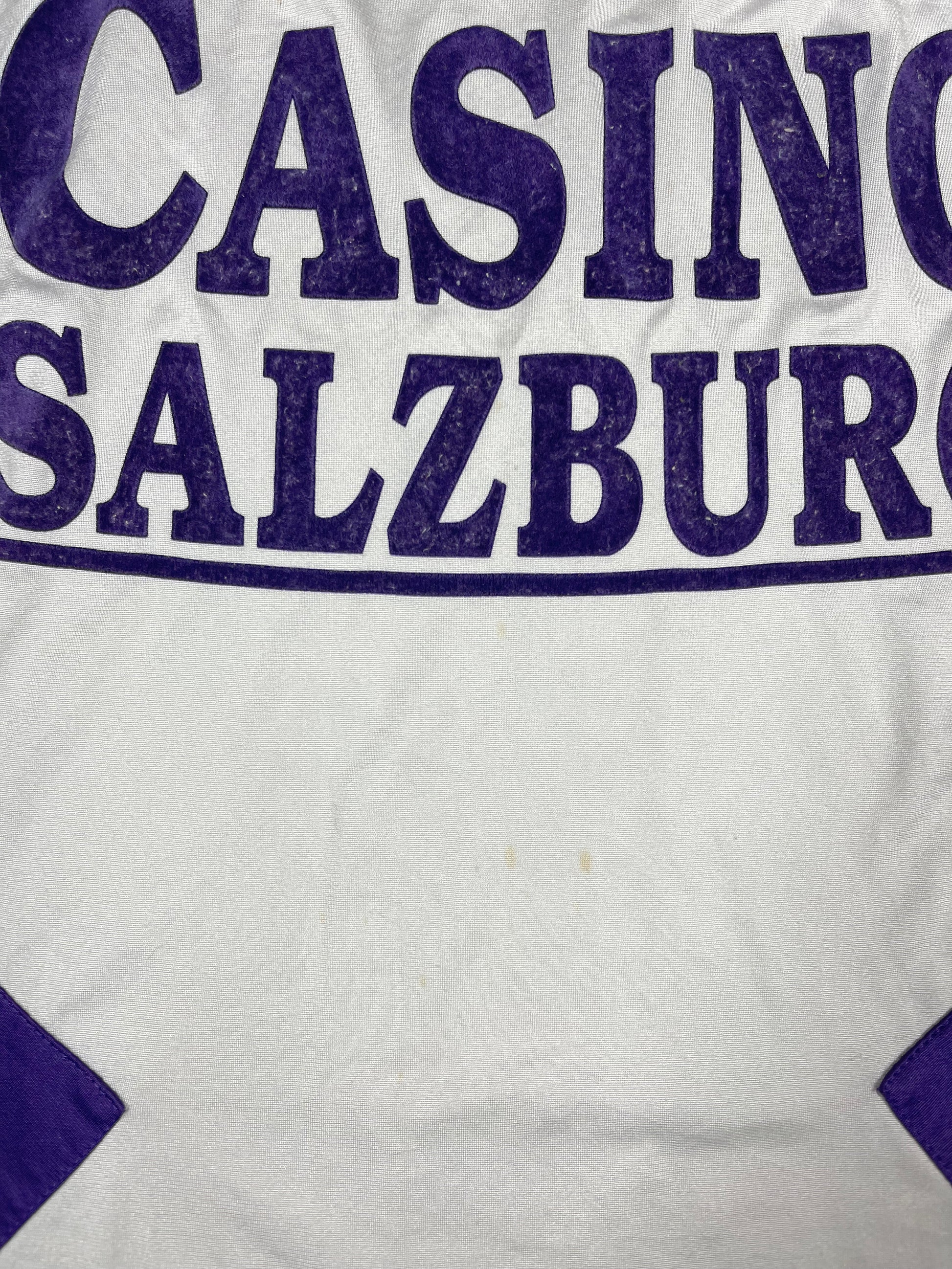 SV Casino Salzburg Adidas 1993 - 1994 Home Football Shirt White Size L