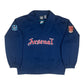 Ultra Rare Grail Archive Nike Premier Arsenal 1994 - 1995 Dril Top Sweatshirt Blue Size L Heavy Cotton