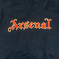 Ultra Rare Grail Archive Nike Premier Arsenal 1994 - 1995 Dril Top Sweatshirt Blue Size L Heavy Cotton