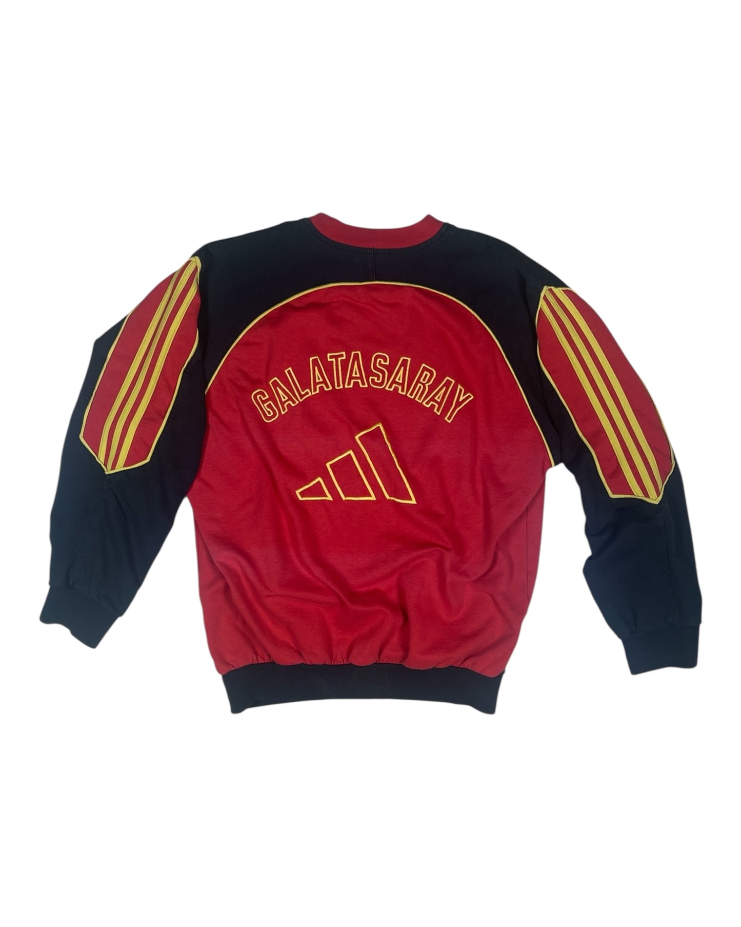 💎 Very Rare Vintage 90's Galatasaray Adidas 1998-1999 Sweatshirt Crew Neck Red Black Yellow