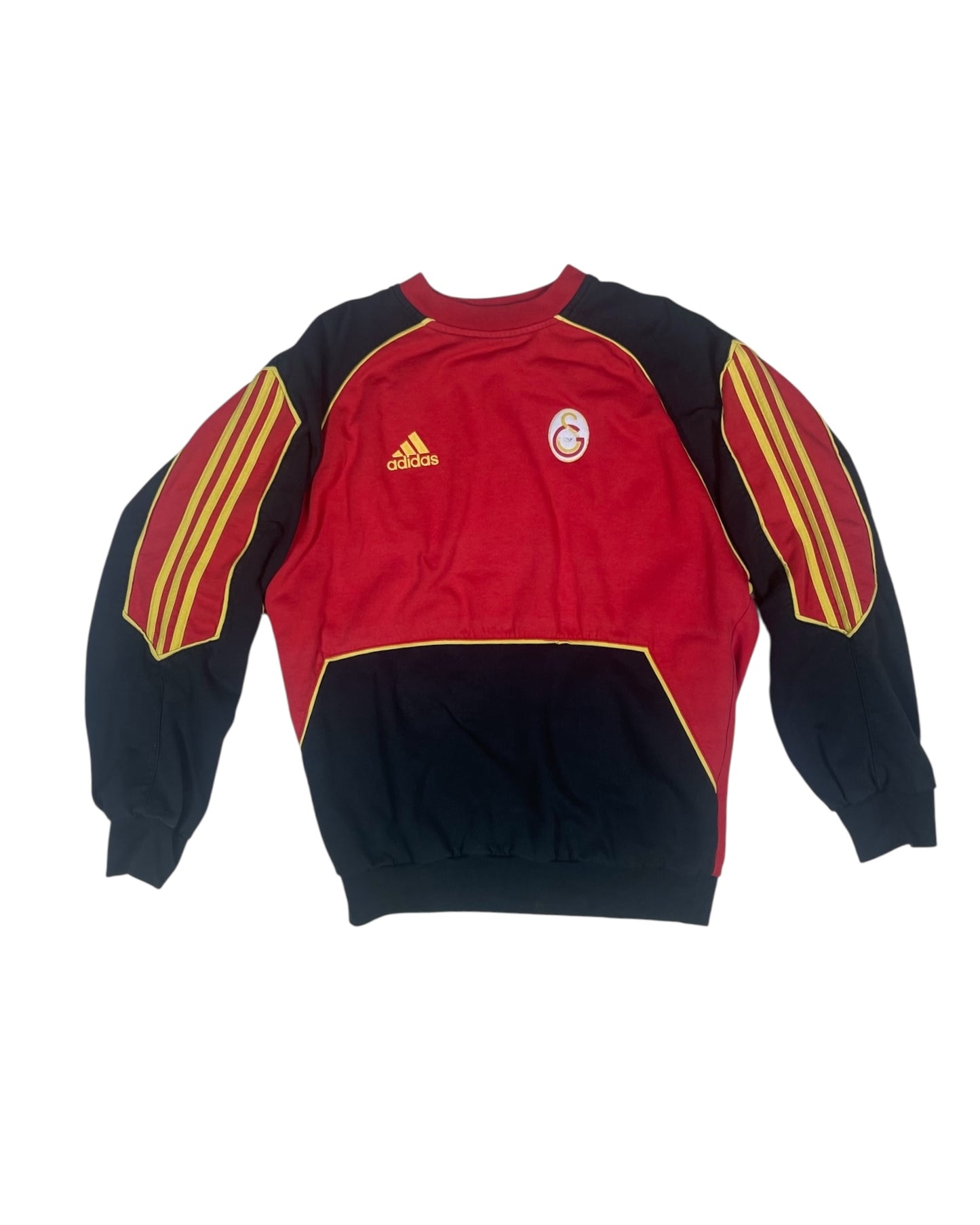 💎 Very Rare Vintage 90's Galatasaray Adidas 1998-1999 Sweatshirt Crew Neck Red Black Yellow