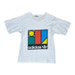 Vintage 80's Adidas Ivan Lendl Tennis T-Shirt White Memphis Design Style Made in France Size S - M