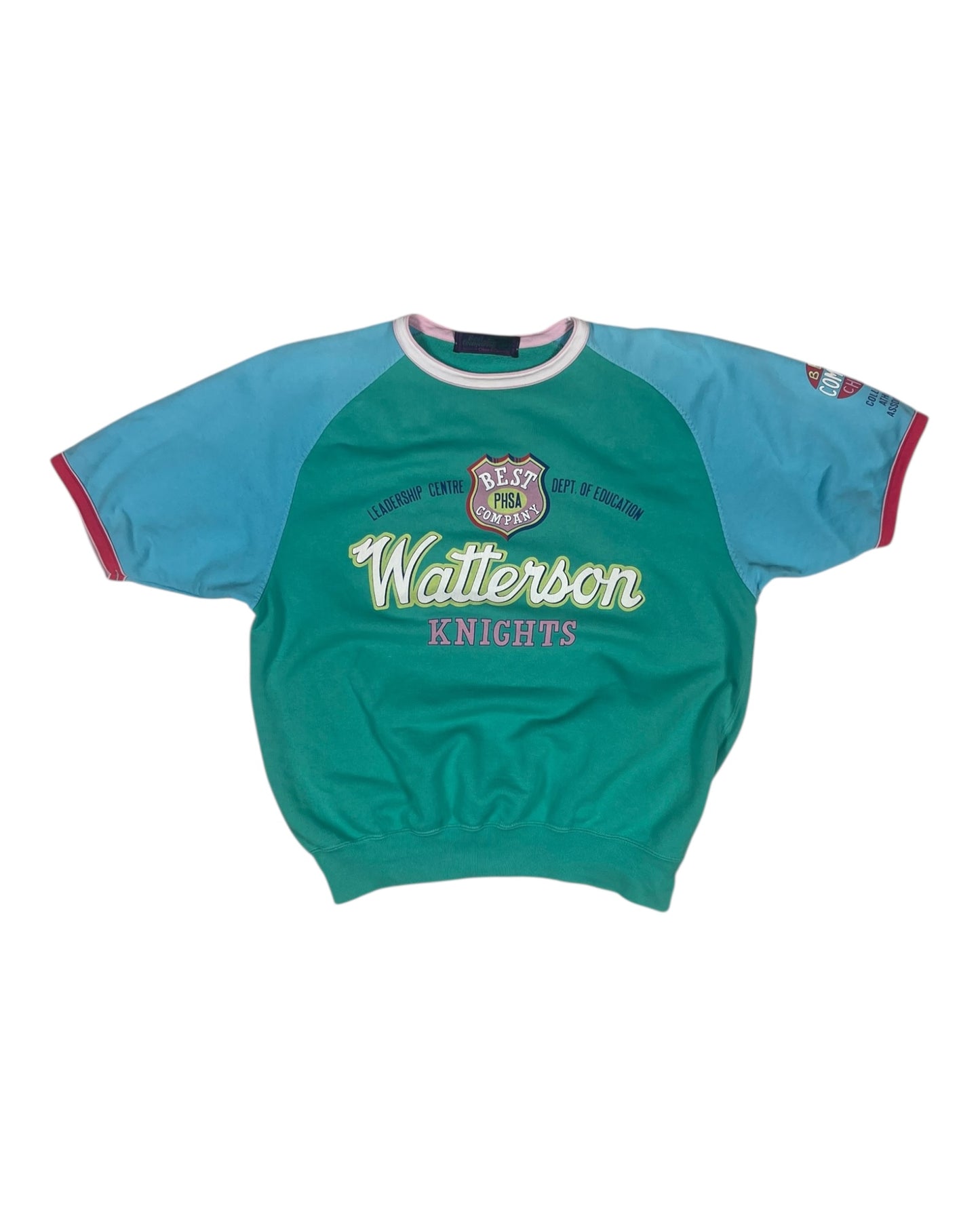 Vintage 80's Best Company Sweatshirt T-Shirt Watterson Knights Made in Italy Size L