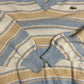Vintage 80's Lacoste Chemise Jumper V Neck Made in France Size M Stripes