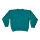 Vintage 80's Lacoste Chemise Sweatshirt Crew Neck Green Size M - L Embroidered Crest 100% Cotton