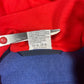Vintage 80's Thick Adidas Jacket Track Top Made in Finland Red Blue Polyamide Cotton Size S