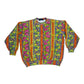 Vintage 90's Best Company Floral Botanical Colourful Amalfi Pattern Vibe Sweatshirt Crew Neck Made in Italy Size M-L