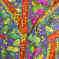 Vintage 90's Best Company Floral Botanical Colourful Amalfi Pattern Vibe Sweatshirt Crew Neck Made in Italy Size M-L