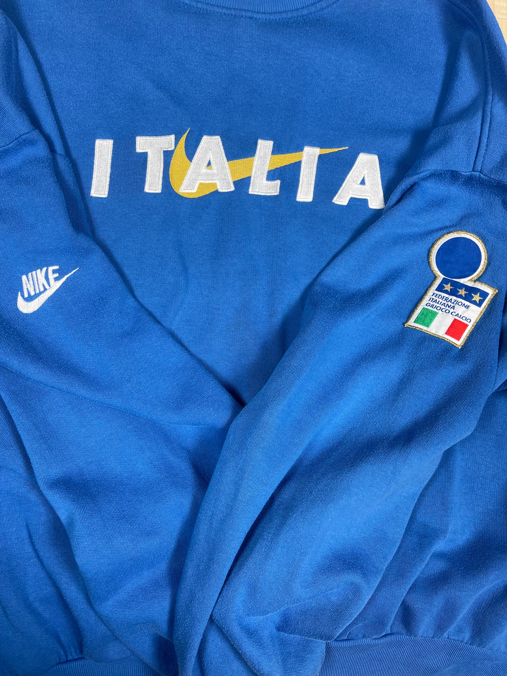 Rare Vintage 90 s Italy Italia Nike Premier 1996 1997 1998 Sweatshirt Greatest Hits