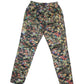 Vintage 90's Moschino Pants Trousers Made in Italy Cotton Rayon Shiny Buttons Pattern Size 29
