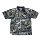Vintage 90's Nike Challenge Court Polo Tennis Shirt Andre Agassi Size L Abstract Pattern