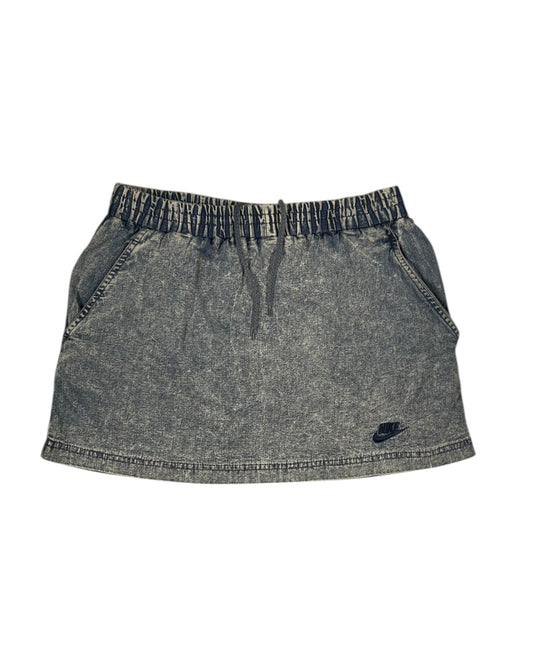 ☄️🎾Vintage 90's Nike Challenge Court Tennis Skirt Size M Acid Washed Denim Jeans Andre Agassi