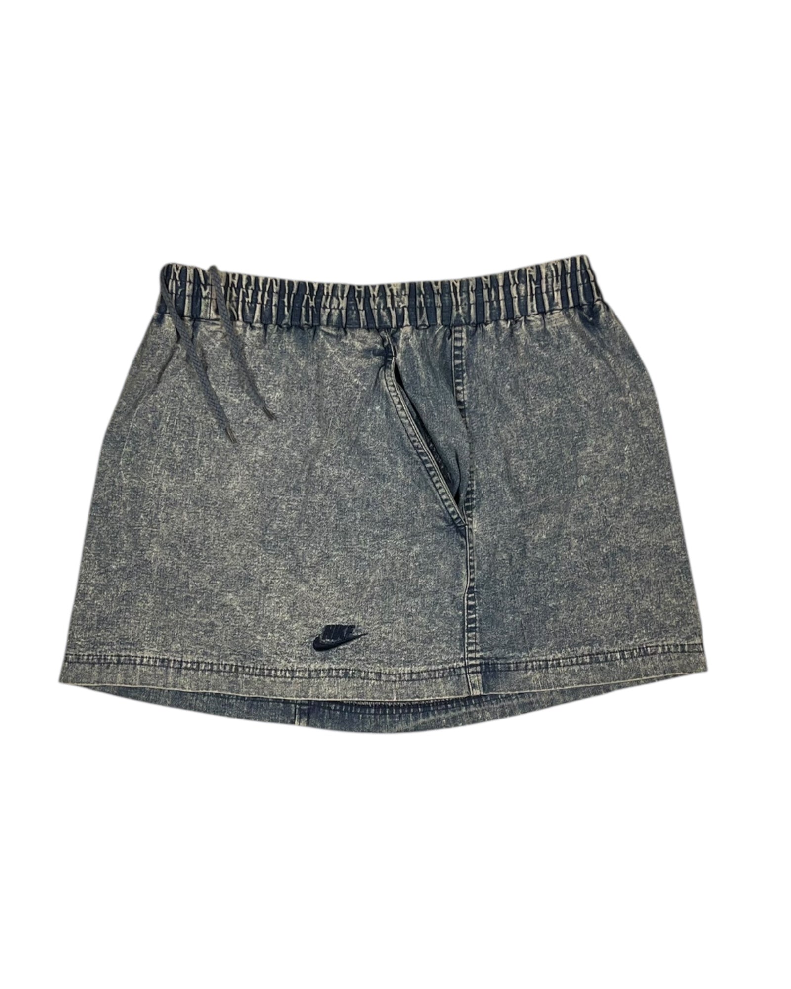 ☄️🎾Vintage 90's Nike Challenge Court Tennis Skirt Size M Acid Washed Denim Jeans Andre Agassi