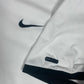 🎾 Vintage 90's Nike Dri Fit Andre Agassi Zipper Tennis Shirt White Size L