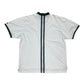 🎾 Vintage 90's Nike Dri Fit Andre Agassi Zipper Tennis Shirt White Size L