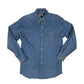 Vintage 90's Ralph Lauren Chaps Denim Shirt Size S - M