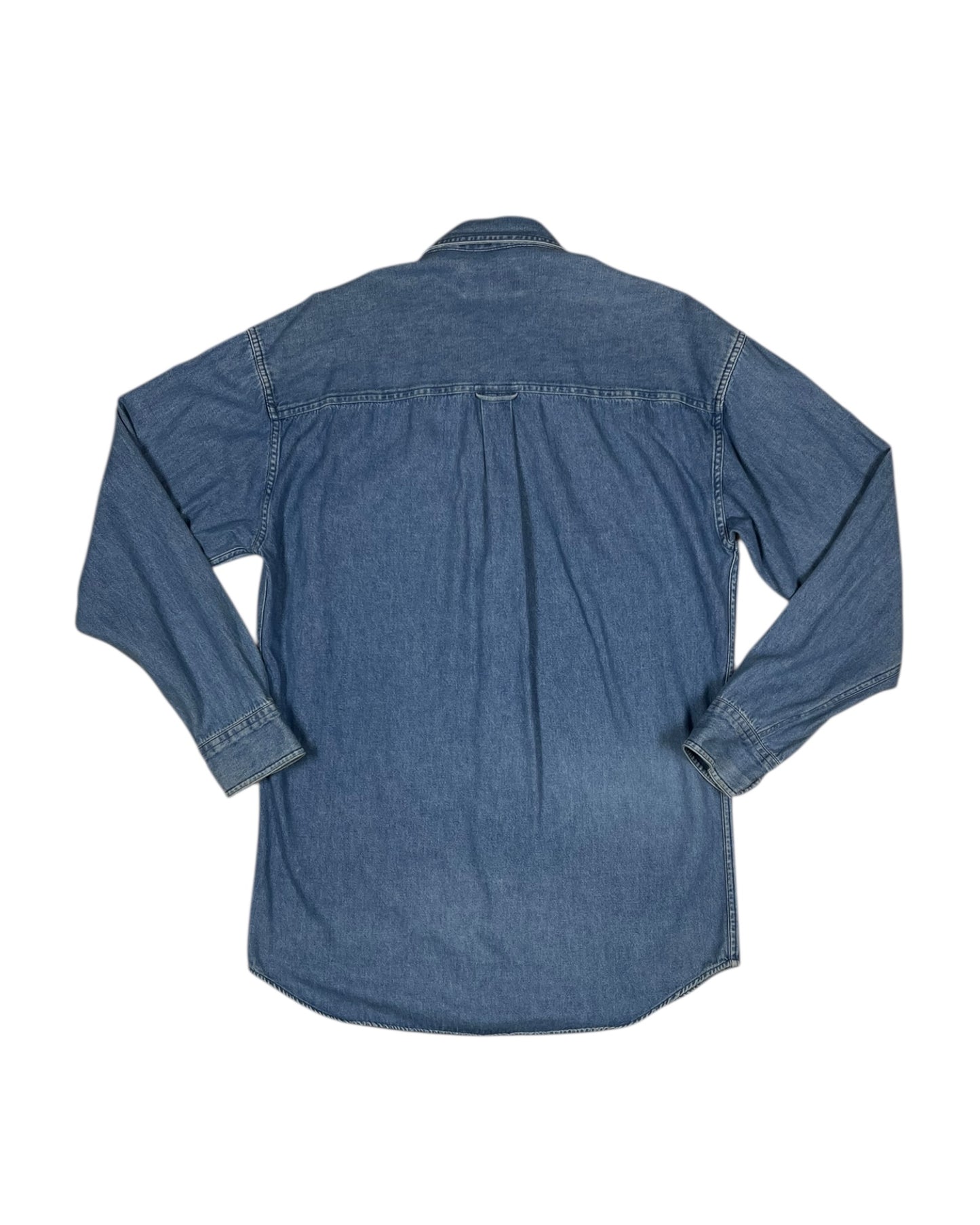 Vintage 90's Ralph Lauren Chaps Denim Shirt Size S - M