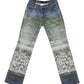 Vintage 90's Roberto Cavalli Denim Jeans Pants Trousers Made in Italy Size M-L Baggy Low Waist
