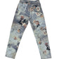 Vintage 90's Roberto Cavalli Jeans Made in Italy Roses Flowers Pattern Size M