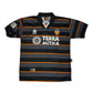 Vintage 90's Valencia Luanvi 1999-2000 Third Football Shirt Terra Mitica Made in UE Grey Black Orange Size L