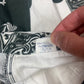 Vintage 90's Versace Jeans Couture Pencil High Waist Skirt Baroque Print Polka Dot Denim Made in Italy Ittierre Size S