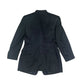 Vintage 90s Escada Margaretha Ley Power Blazer Jacket – Evening Wear Luxury, Structured Shoulders, Sculpted Hourglass Silhouette with Pronounced Darts, Tailored Fitted Cambré Cut, Elongated Shawl Collar Tuxedo Style, Textured Jacquard, Made in Germany