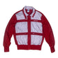 Vintage Adidas 70's 80's Track Top Jacket Red White Made in West Germany Size S-M
