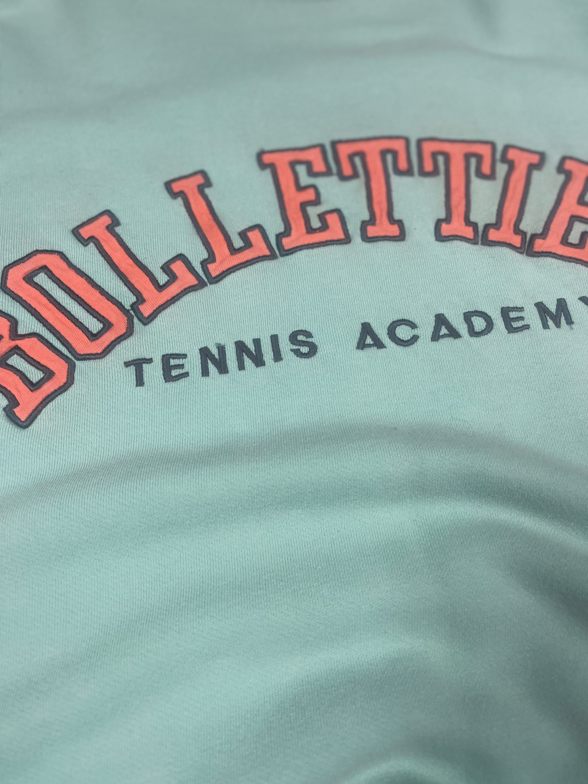 🎾 Vintage Adidas Nick Bolletierri Tennis Academy Sweatshirt Crew Neck Lime Green