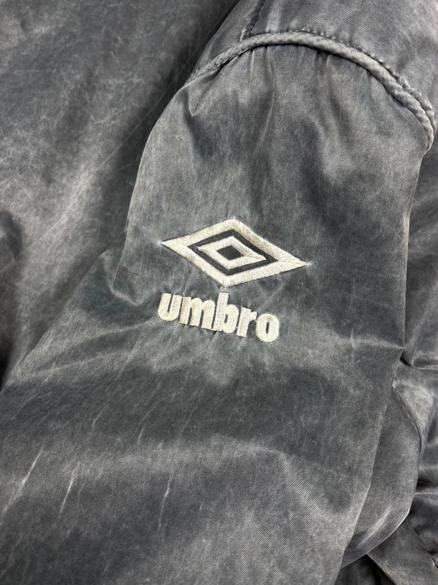 Vintage Archive Rare Grail Ajax Amsterdam Umbro Bomber Jacket 1989 - 1991 Grey Size M