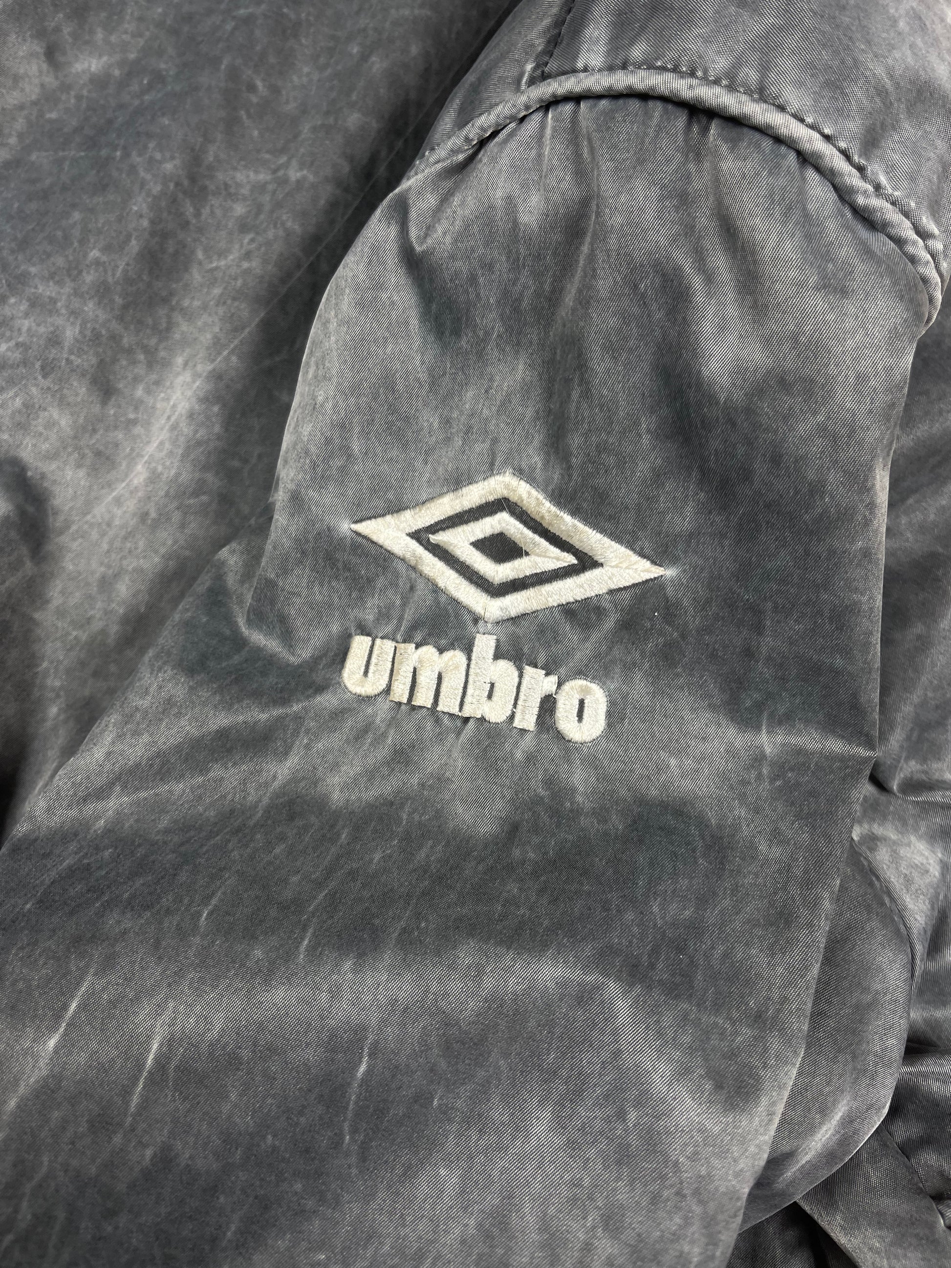 Vintage Archive Rare Grail Ajax Amsterdam Umbro Bomber Jacket 1989 - 1991 Grey Size M