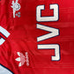 Vintage Authentic Arsenal Adidas 1988 - 1990 Home Football Shirt JVC Red White
