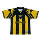 Vintage Club Atletico Peñarol Indumentaria Oficial Reebok 1998 - 1999 Home Football Soccer Shirt Black Yellow Size L # 10 Size L Parmalat