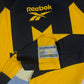 Vintage Club Atletico Peñarol Indumentaria Oficial Reebok 1998 - 1999 Home Football Soccer Shirt Black Yellow Size L # 10 Size L Parmalat