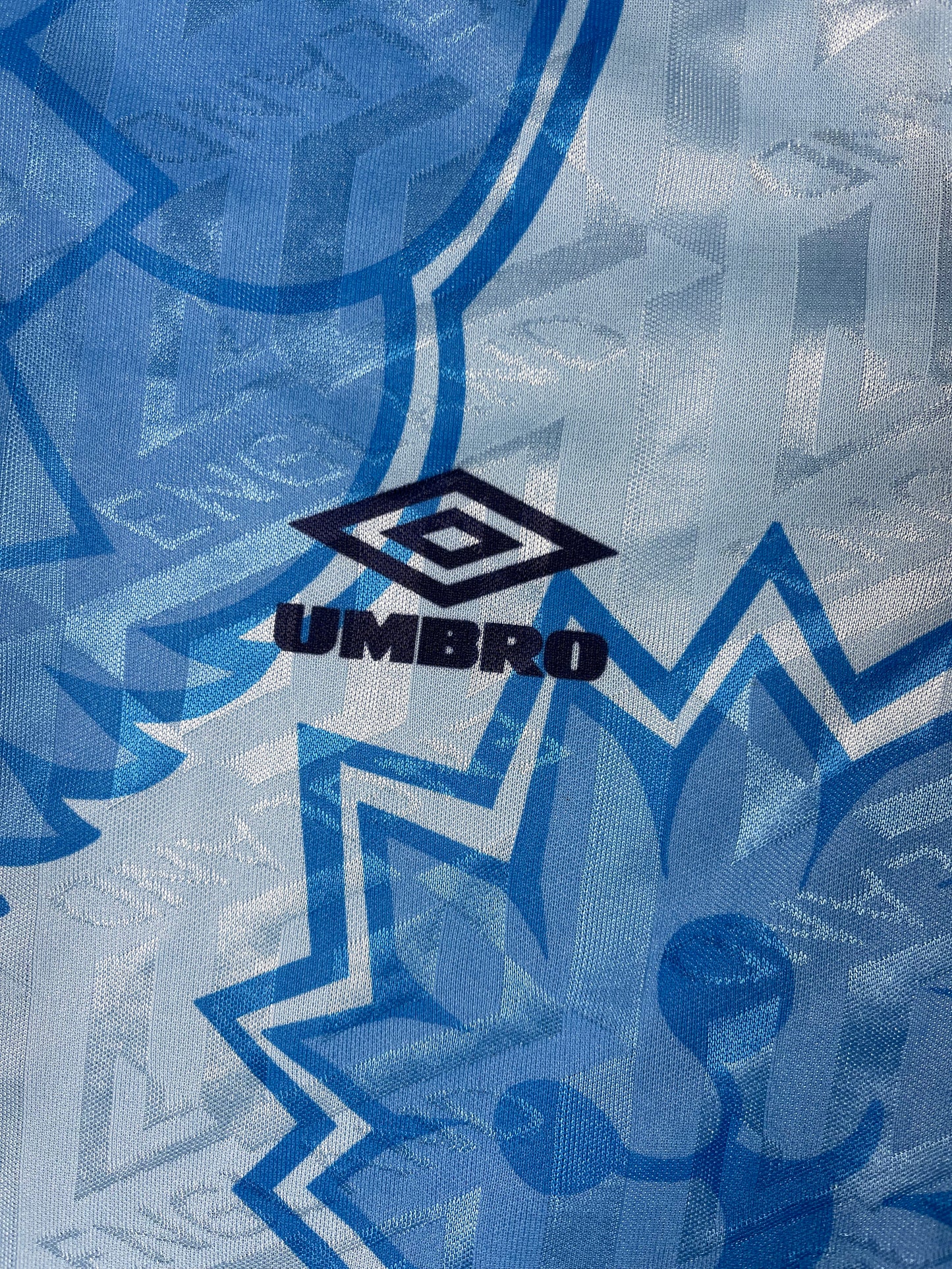 Vintage England Umbro Away Third Football Shirt 1992 - 1993 Made in England