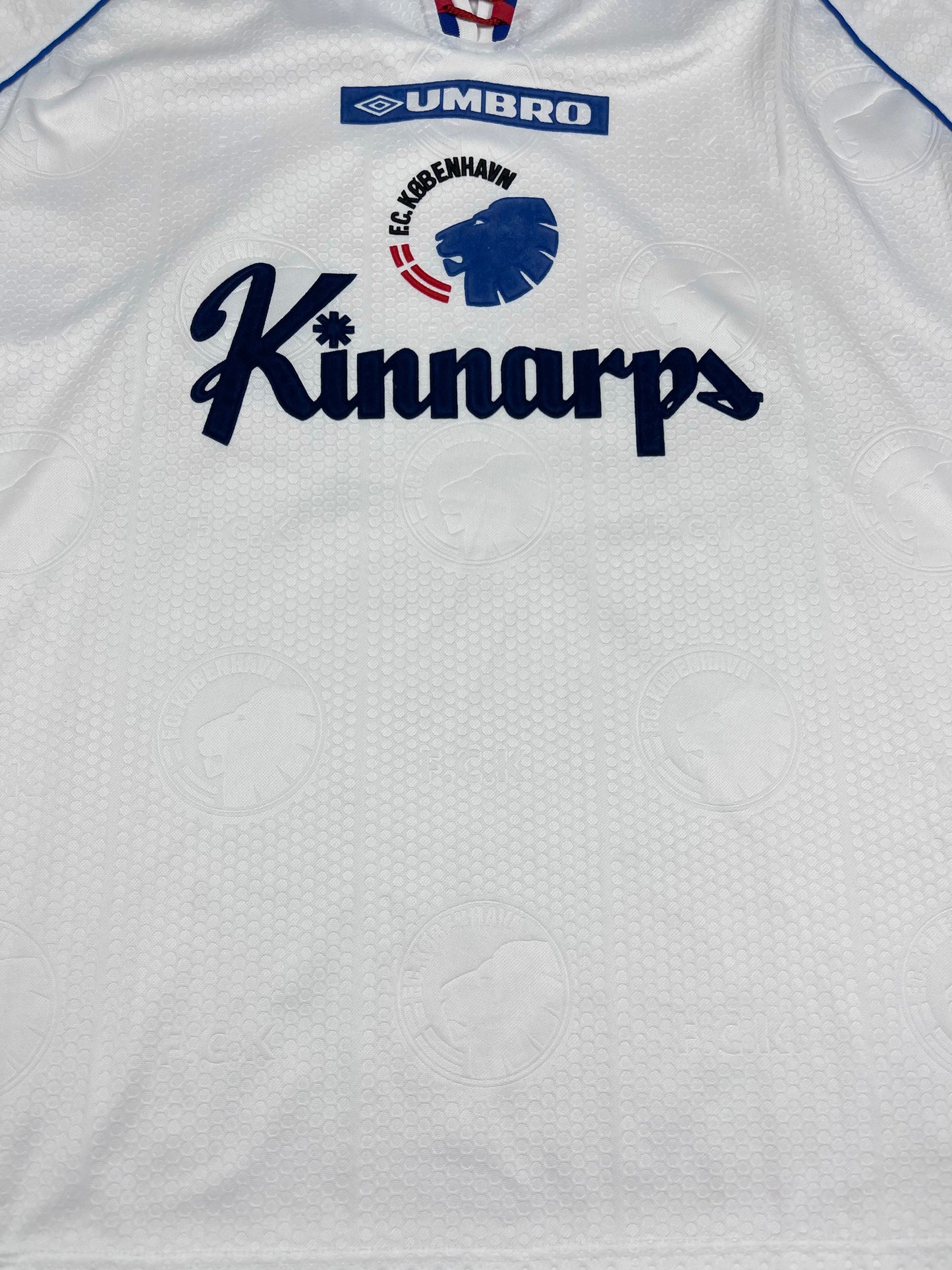 Vintage FC Copenhagen KØBENHAVN Home 1998-1999 Home Football Shirt Size L Made in Europe Retro