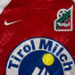 Vintage FC Tirol Innsbruck Nike Premier 1996- 1998 Home Football Shirt Made in Belgium Size XL Red Black Tirol Milch Lattella
