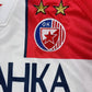 Vintage FK Crvena Zvezda Red Star Belgrade 1995-1997 Football Home Shirt Size XL Made in Italy Red White Short Sleeve