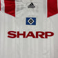 Vintage Hamburg Hamburger SV HSV Adidas Equipment 1992 - 1993 - 1994 Home Football Shirt Sharp White Size XL 3755