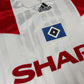 Vintage Hamburg Hamburger SV HSV Adidas Equipment 1992 - 1993 - 1994 Home Football Shirt Sharp White Size XL 3755