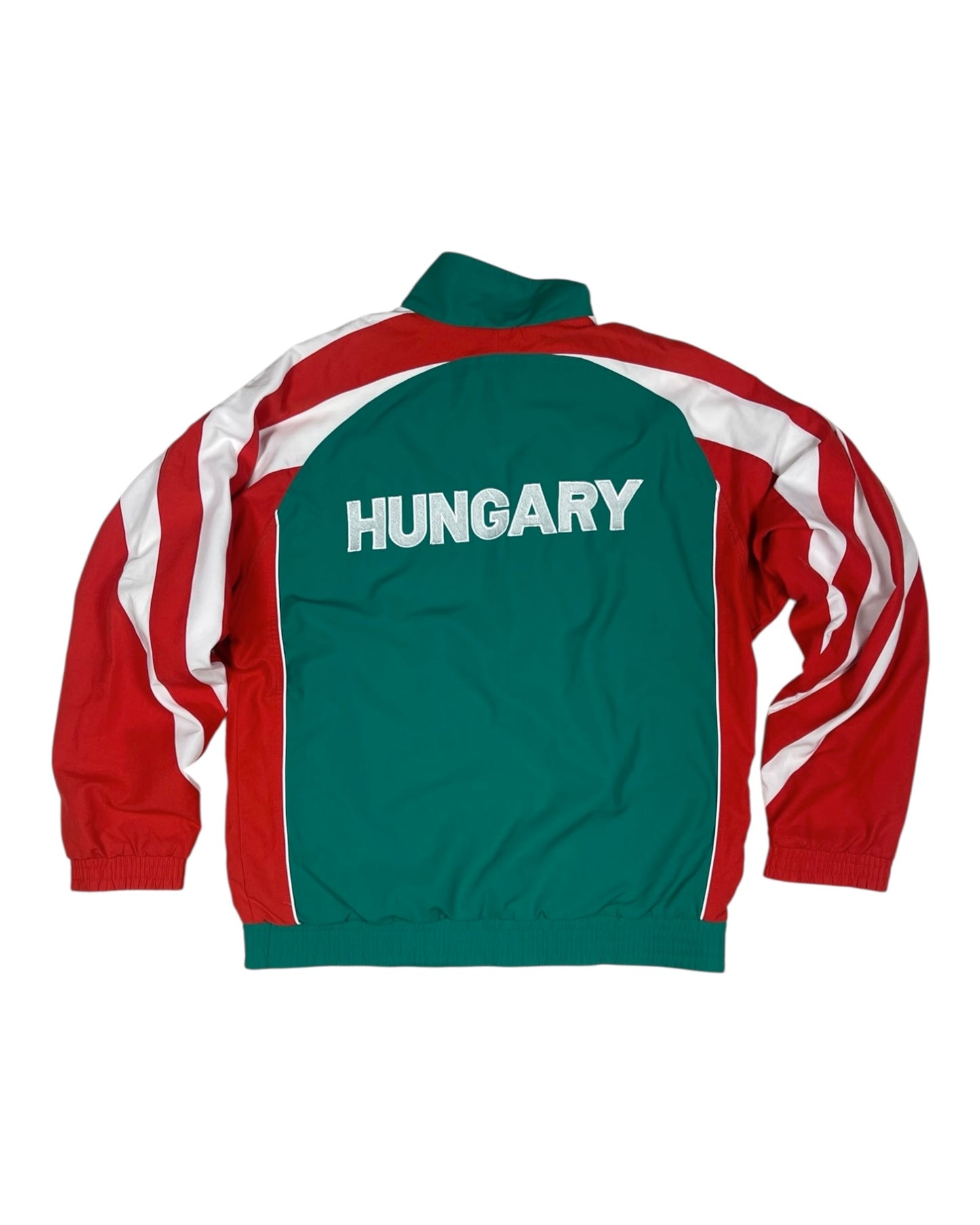 Vintage Hungary Adidas Football Jacket 1998 ? 1999 ? Magyar Labdarúgó Szövetség Soccer Red Green White Size M