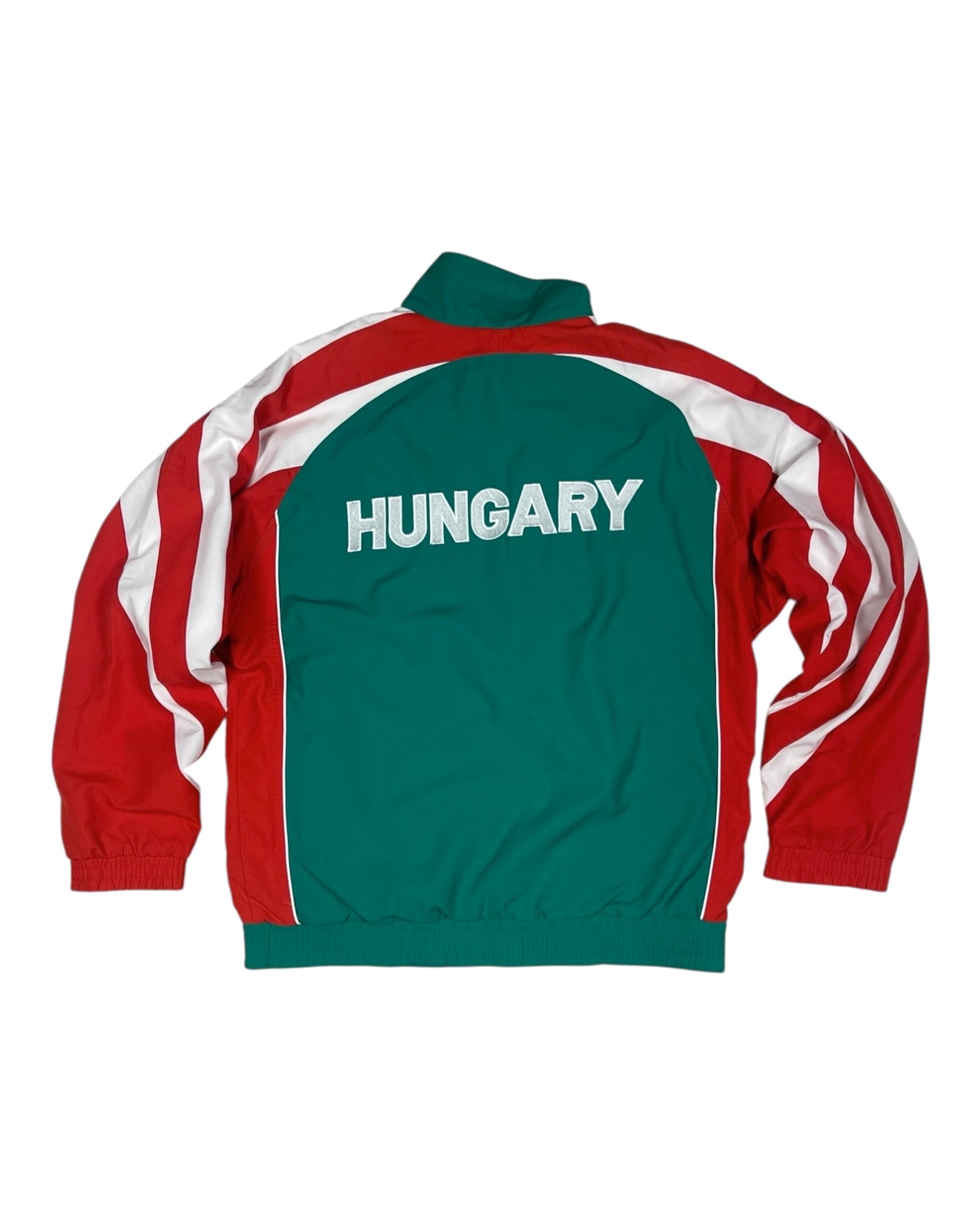 Vintage Hungary Adidas Football Jacket 1998 ? 1999 ? Magyar Labdarúgó Szövetség Soccer Red Green White Size M