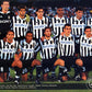 Vintage Juventus Kappa 1999 - 2000 Home Football Shirt Sony Size XL Black White Made in Italy
