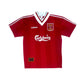 Vintage Liverpool Adidas 1995 - 1996 Home Football Shirt Carlsberg Red Size L 