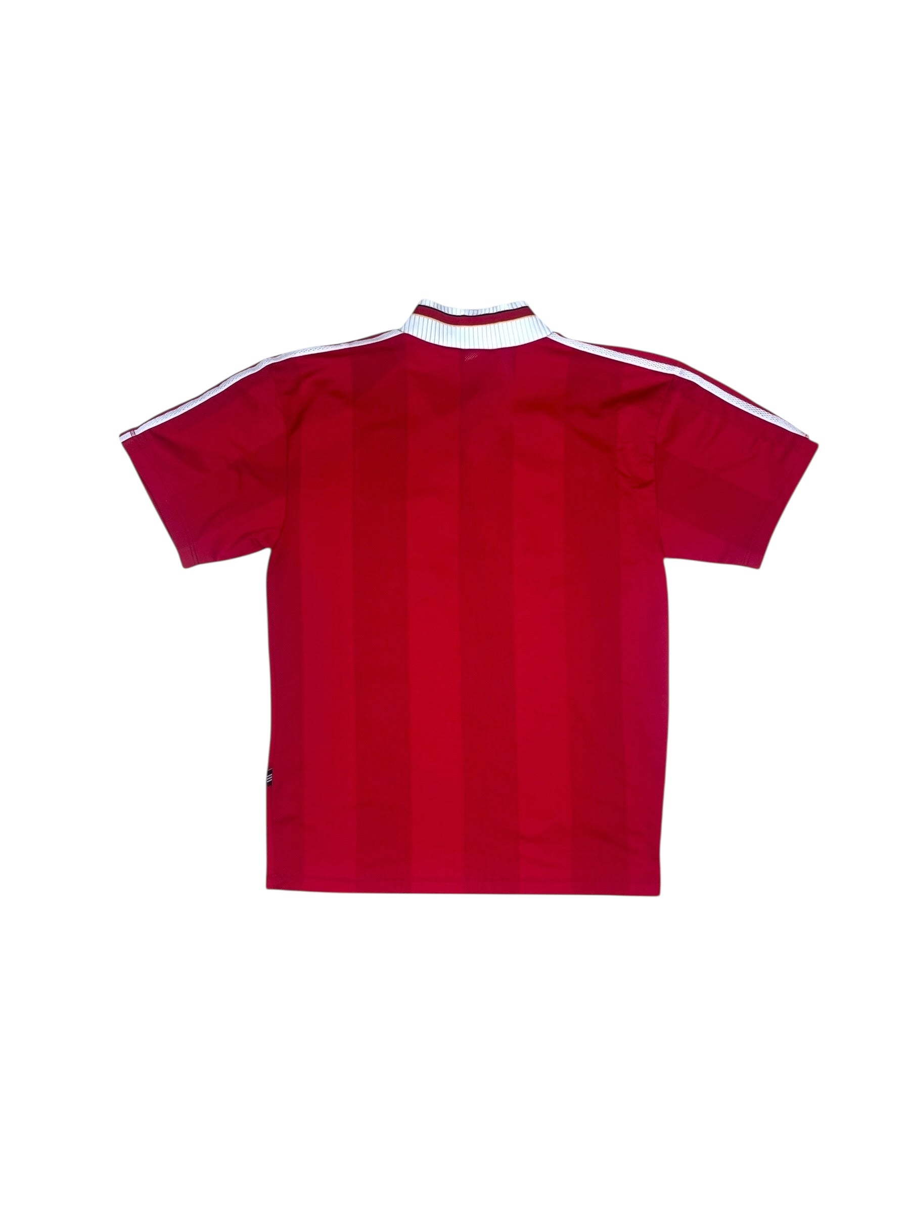 Vintage Liverpool Adidas 1995 - 1996 Home Football Shirt Carlsberg Red Size L