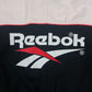 Vintage Liverpool Reebok 1996 - 1997 Drill Top Sweatshirt Beige Black Carlsberg Size M Made in Hong Kong